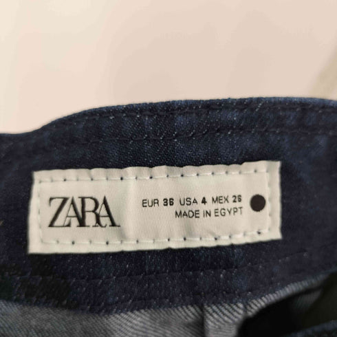 ザラ ZARA ZW COLLECTION WIDE-LEG ハイライズデニムパンツ レディース JPN:36