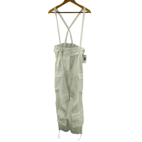 WRINN Sheer Pants White シアーカーゴパンツ レディース JPN:38