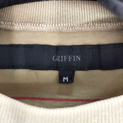 グリフィン GRIFFIN グラフィックプリント ボーダーTシャツ メンズ JPN:M
