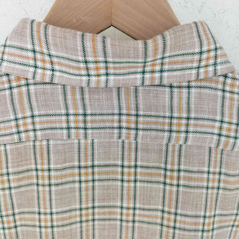 ジェーシーペニー JC Penney 70s チェック 襟芯 長袖 シャツ メンズ XL
