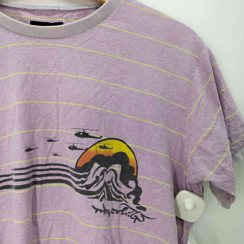 グリフィン GRIFFIN グラフィックプリント ボーダーTシャツ メンズ JPN:L