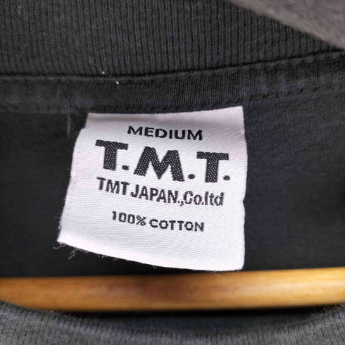 ティーエムティー T.M.T 袖裾シングル フロントプリントクルーネックTシャツ メンズ JPN:M
