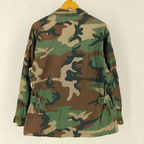 ユーエスアーミー U.S. ARMY Woodland Camo Camouflage BDU Shirt Jacket ウッドランド カモ リップストップ シャツジャケット メンズ M-R