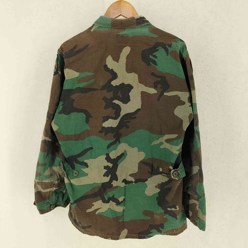 ユーエスアーミー U.S. ARMY Woodland Camo Camouflage BDU Shirt ウッドランド カモ リップストップ シャツジャケット メンズ S-R