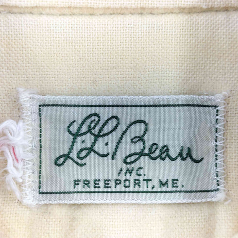 エルエルビーン L.L.Bean 70s 筆記体タグ 長袖 シャツ メンズ