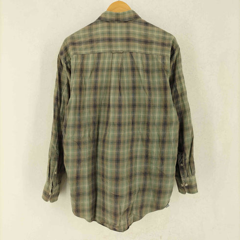 ヴァンヒューゼン VAN HEUSEN 90-00s コットン チェック 長袖 ボタンダウンシャツ メンズ 15½