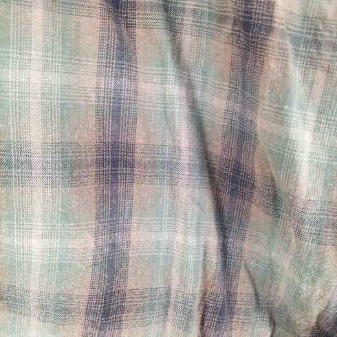ヴァンヒューゼン VAN HEUSEN 90-00s コットン チェック 長袖 ボタンダウンシャツ メンズ 15½