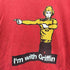 グリフィン GRIFFIN プリント クルーネックTシャツ メンズ JPN:S