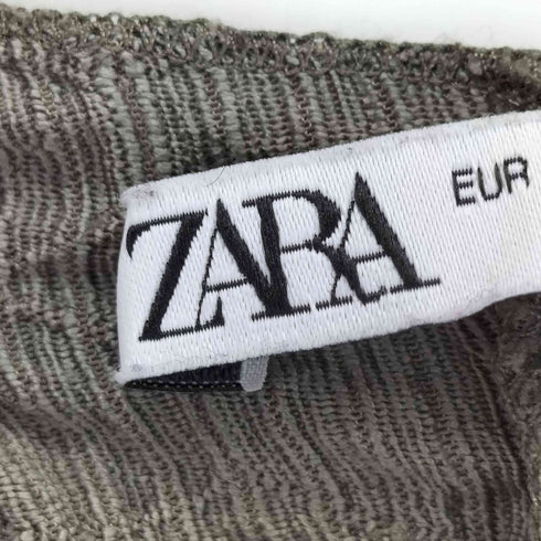 ザラ ZARA シャーリング ノースリーブワンピース レディース JPN:M