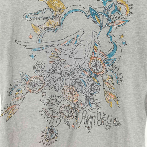 リプレイ REPLAY グラフィックプリント リンガーTシャツ メンズ JPN:S