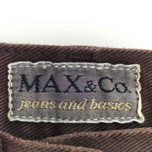 マックスアンドコー MAX&CO. イタリア製 ツイードストレートパンツ レディース JPN:38