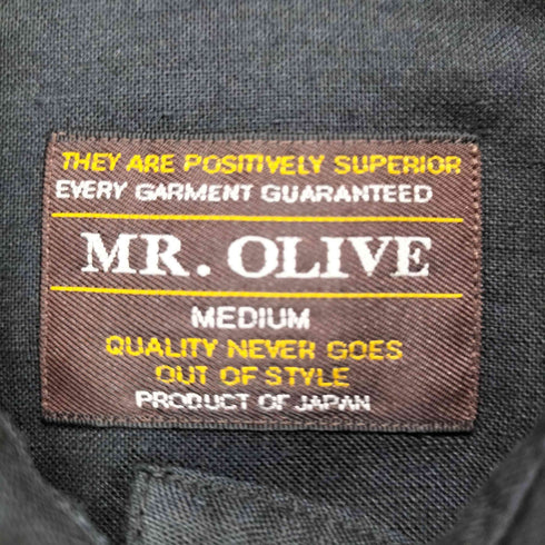 ミスターオリーブ MR.OLIVE リネン/レギュラーカラー シャツ メンズ JPN:M