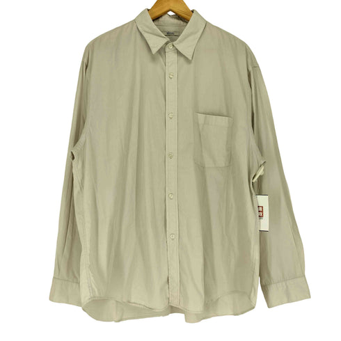 shiun WASHER REGULAR COLLAR SHIRT コットン レギュラーカラーシャツ メンズ JPN:L