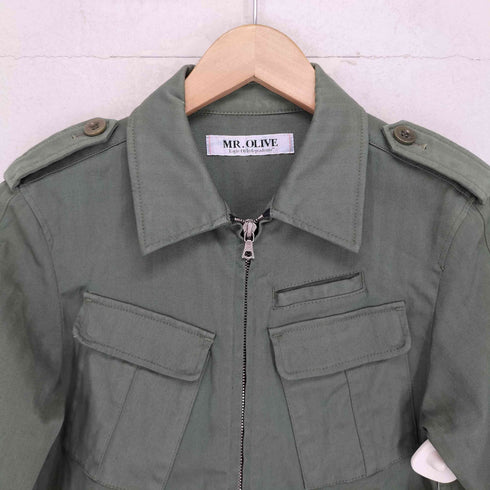 ミスターオリーブ MR.OLIVE ファティーグ ミリタリージップブルゾン メンズ JPN:M