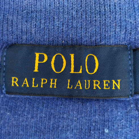 ポロラルフローレン POLO RALPH LAUREN 現行タグ ポニー刺繍 ハーフジップ スウェット メンズ import:XXL