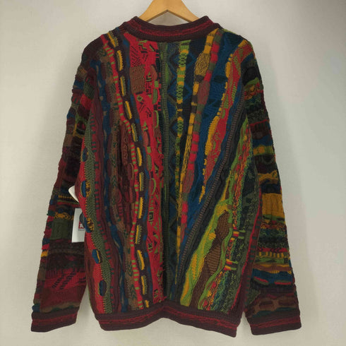 クージー COOGI 90S オーストラリア製 マルチカラー ウール 3Dニット メンズ import:M
