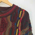 クージー COOGI 90S オーストラリア製 マルチカラー ウール 3Dニット メンズ import:M