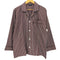 アクアスキュータム AQUASCUTUM ストライプ コットン 長袖 オープンカラーシャツ メンズ import:M