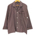 アクアスキュータム AQUASCUTUM ストライプ コットン 長袖 オープンカラーシャツ メンズ import:M