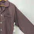 アクアスキュータム AQUASCUTUM ストライプ コットン 長袖 オープンカラーシャツ メンズ import:M