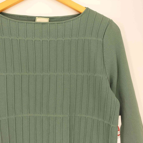 シビラ Sybilla デザインストレッチニットプルオーバー レディース JPN:M