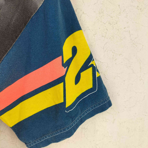 チェイス CHASE 90s USA製 NASCAR オールオーバープリント 半袖 Tシャツ メンズ L