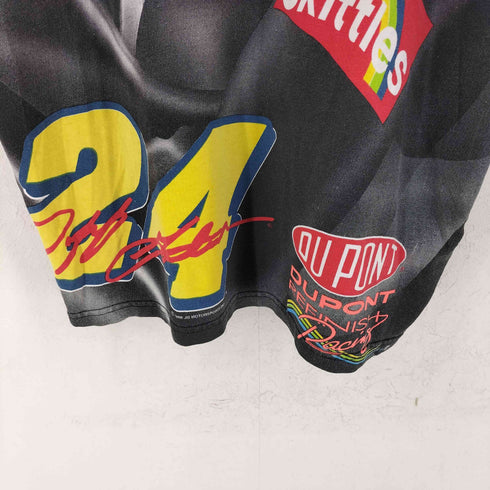 チェイス CHASE 90s USA製 NASCAR オールオーバープリント 半袖 Tシャツ メンズ L