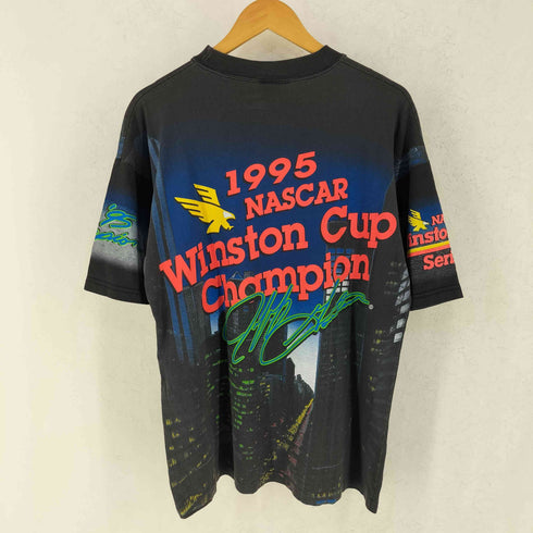 チェイス CHASE 90s 95年 USA製 NASCAR オールオーバープリント 半袖 Tシャツ メンズ L