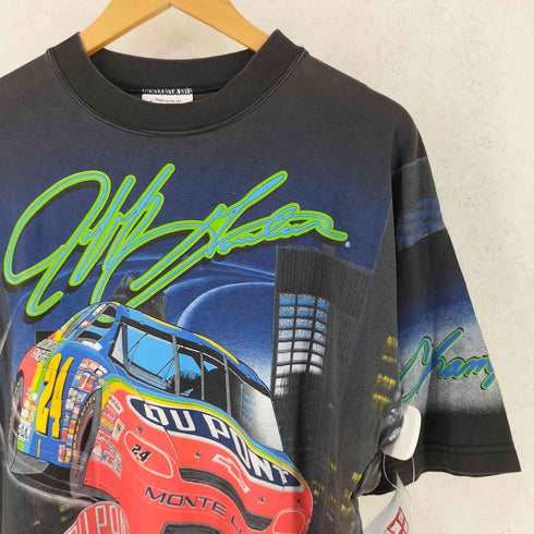 チェイス CHASE 90s 95年 USA製 NASCAR オールオーバープリント 半袖 Tシャツ メンズ L