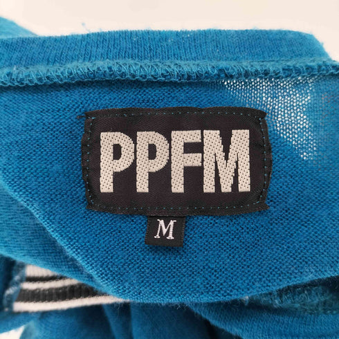 ピーピーエフエム PPFM ワンポイント 星 刺繍 アクリル混 Vネックニット Y2K メンズ M