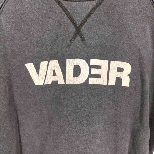 パッチワークデザイン クルーネックスウェット vader メンズ