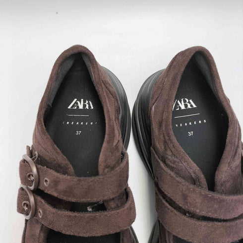 ザラ ZARA プラットフォーム スポーツ バレリーナ シューズ レディース JPN:37