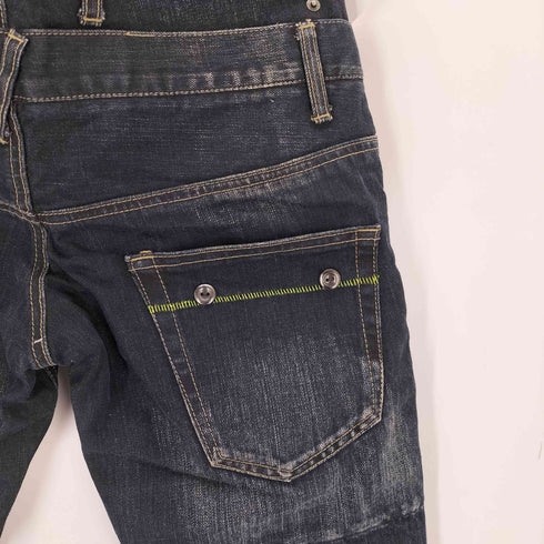 ピーピーエフエム PPFM Triple Layerd Denim Pants トリプルウエスト ギミック インディゴ デニム Y2K Archive メンズ