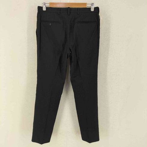 パーソンズフォーメン person's for men ウール ポリ ストライプ柄 2B ジャケット センタープレス スラックス スーツ セットアップ メンズ A6