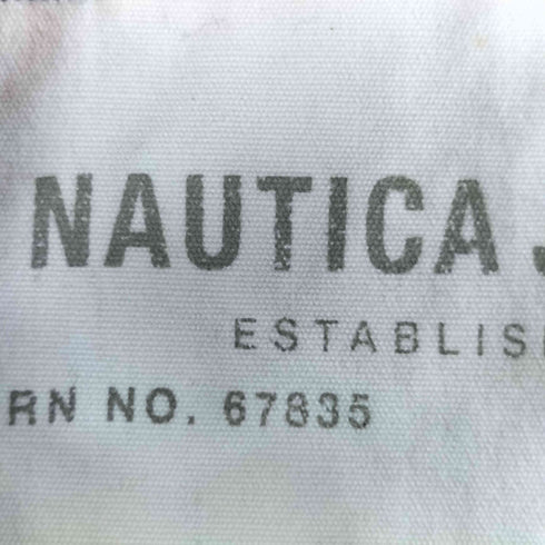 ノーティカ NAUTICA デザイン刺繍 ガーメントダイ 半袖ポロシャツ y2k メンズ