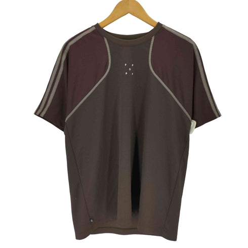 アディダスオリジナルス adidas Originals POP TECH SHORT SLEEVE TEE ロゴプリント ドライフィット Tシャツ メンズ XL