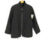 IF-PISSARRO BOUTIQUE ライナー付き 裾ドローコード シルク 襟ファー スタンドカラー ジャケット レディース import:M
