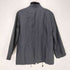IF-PISSARRO BOUTIQUE ライナー付き 裾ドローコード シルク 襟ファー スタンドカラー ジャケット レディース import:M