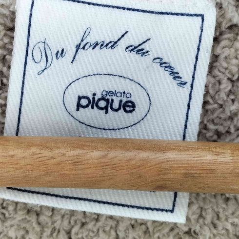 ジェラートピケ gelato pique ボーダーアランカーディガン レディース ONE SIZE