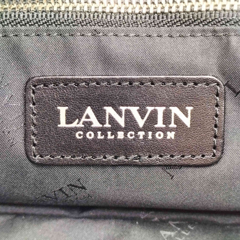 ランバンコレクション LANVIN COLLECTION レザー スクエアハンドバッグ レディース