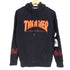 スラッシャー THRASHER 別注 フレイム刺繍 プルオーバーパーカー レディース JPN:M