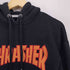 スラッシャー THRASHER 別注 フレイム刺繍 プルオーバーパーカー レディース JPN:M