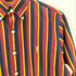 ラルフローレン RALPH LAUREN 現行タグ CLASSIC FIT ポニー刺繍 L/S クラシック フィット マルチストライプ ボタンダウン シャツ メンズ import:M
