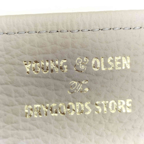 ヤングアンドオルセン YOUNG&OLSEN The DRYGOODS STORE ロゴプリント レザー トートバック レディース
