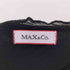 マックスアンドコー MAX&CO. JERSEY DRESS ビーズ装飾 フリルドッキング ノースリーブ ワンピース ゴシック レディース S