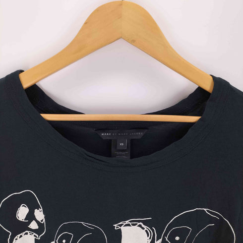 マークバイマークジェイコブス Marc by Marc Jacobs スカル プリント 半袖 Tシャツ レディース XS