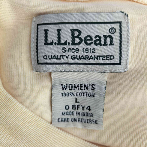 エルエルビーン L.L.Bean PRESUMPSCOT WOODEN KAYAK プリント クルーネック ロングスリーブカットソー レディース import:L