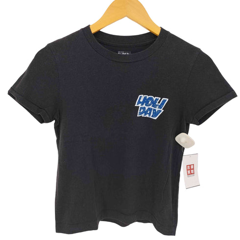 ホリデイ holiday 25ss SUPER FINE S/S T-SHIRT レディース XXS