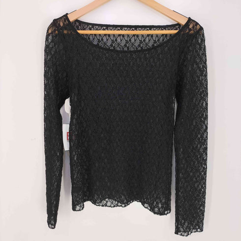 ロクビューティーアンドユースユナイテッドアローズ 6 BEAUTY & YOUTH UNITED ARROWS 25aw レースチュールプルオーバー レディース FREE