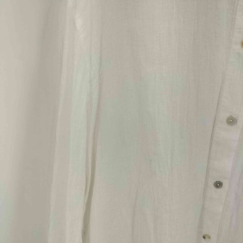 ザラ ZARA ポケット付きオーバーサイズガーゼシャツ レディース import:S